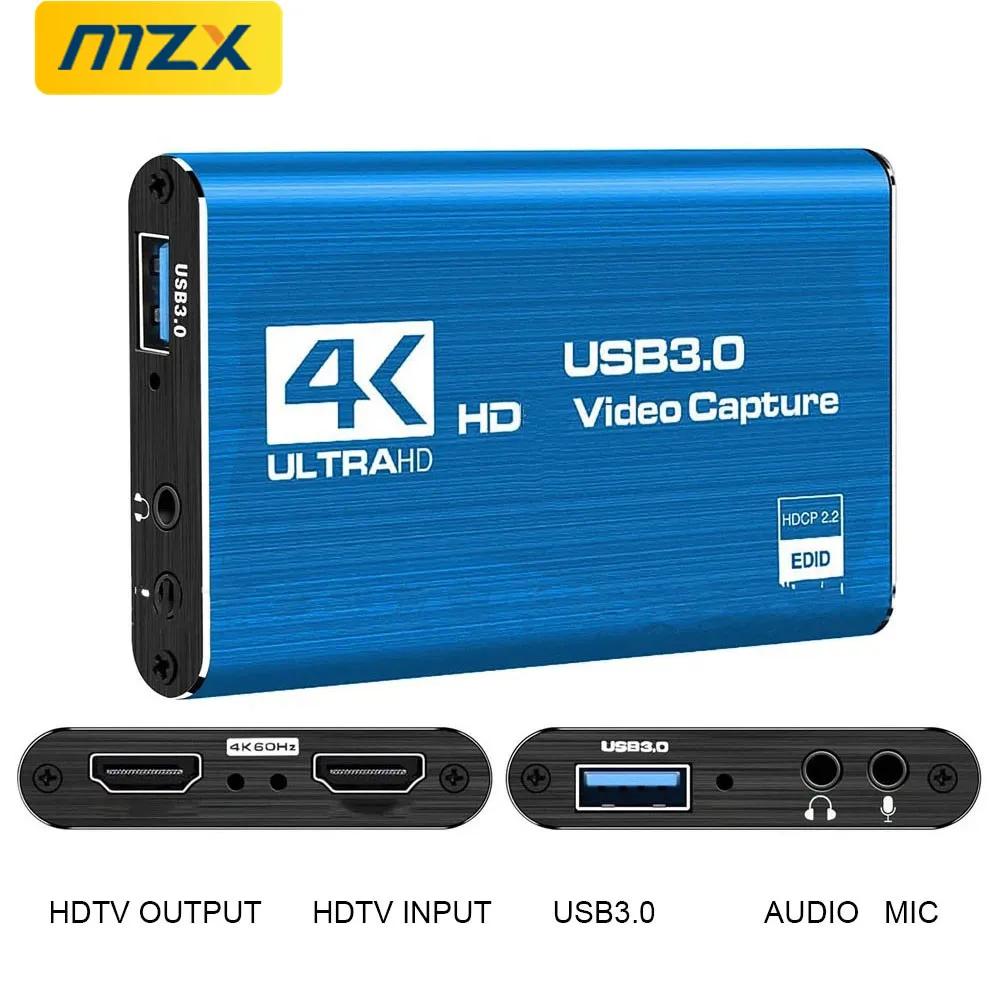 MZX  ĸó ī ڽ, HDMI USB 3.0, 1080P, 30fps, 60fps, HD  ׷, OBS ĸó   ̺, 4K, 30Hz, 60Hz